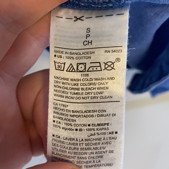 Old Navy sz S chambray/dark denim colored long sleeved dress - Picture 11 of 11